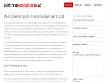 Tablet Screenshot of airtimesolutions.co.uk